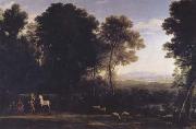 Claude Lorrain Landscape with Erminia and the Shepherds (mk17) oil